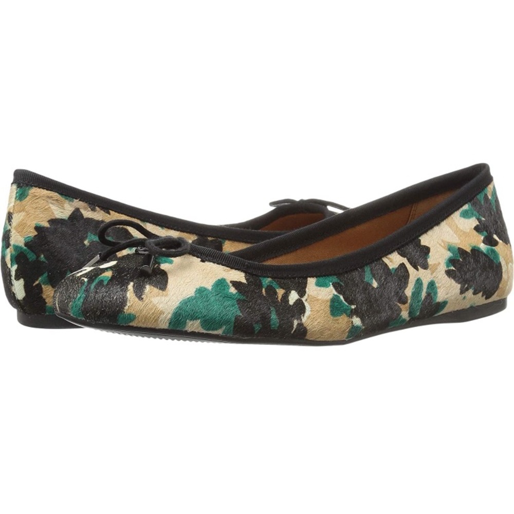 COACH Women’s Lara Scattered Leaf Hairclf Ballet Slip-On Flats Size 8.5